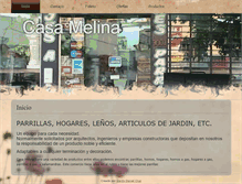 Tablet Screenshot of casamelina.com.ar